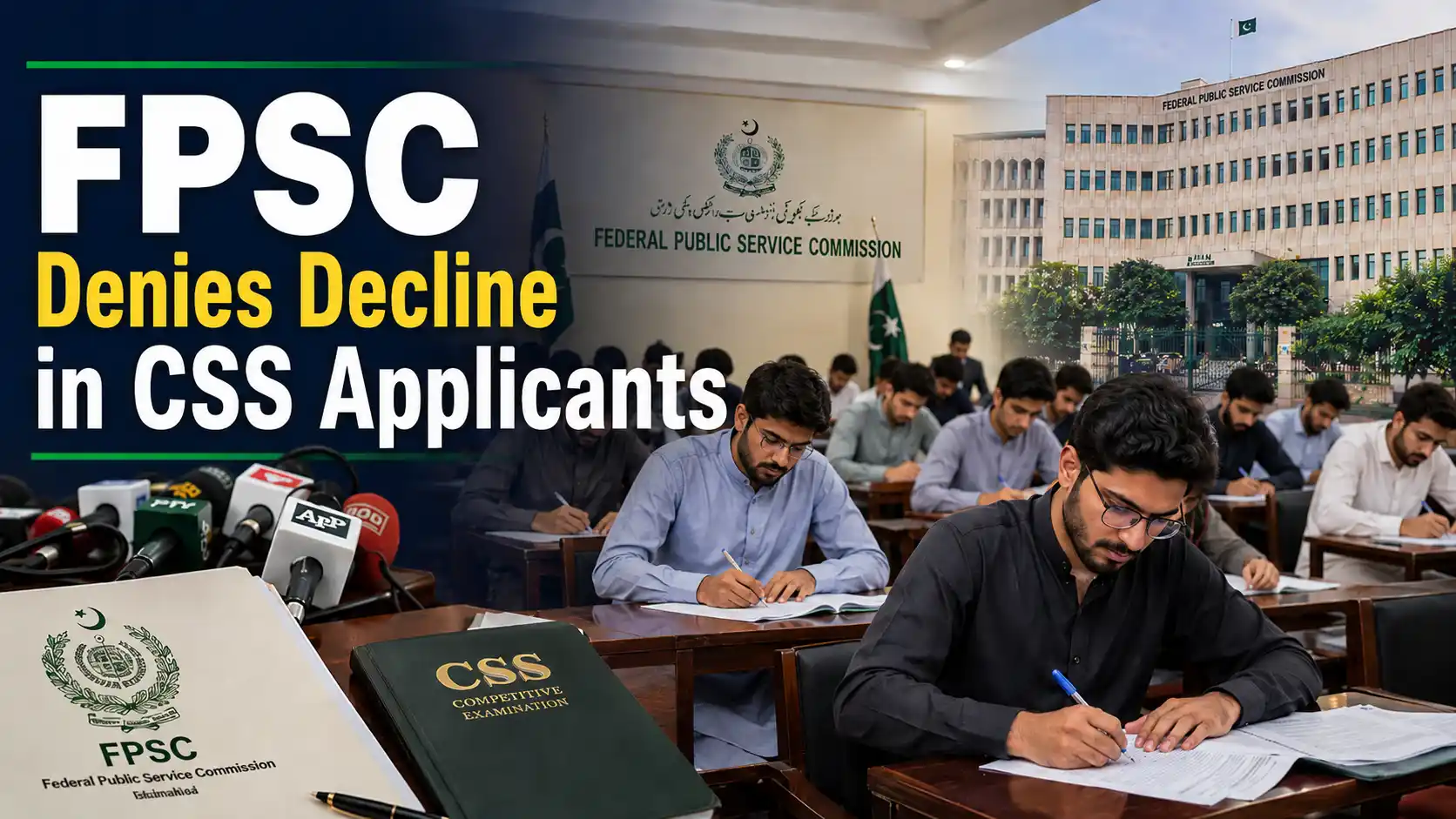 FPSC Denies Decline in CSS Applicants