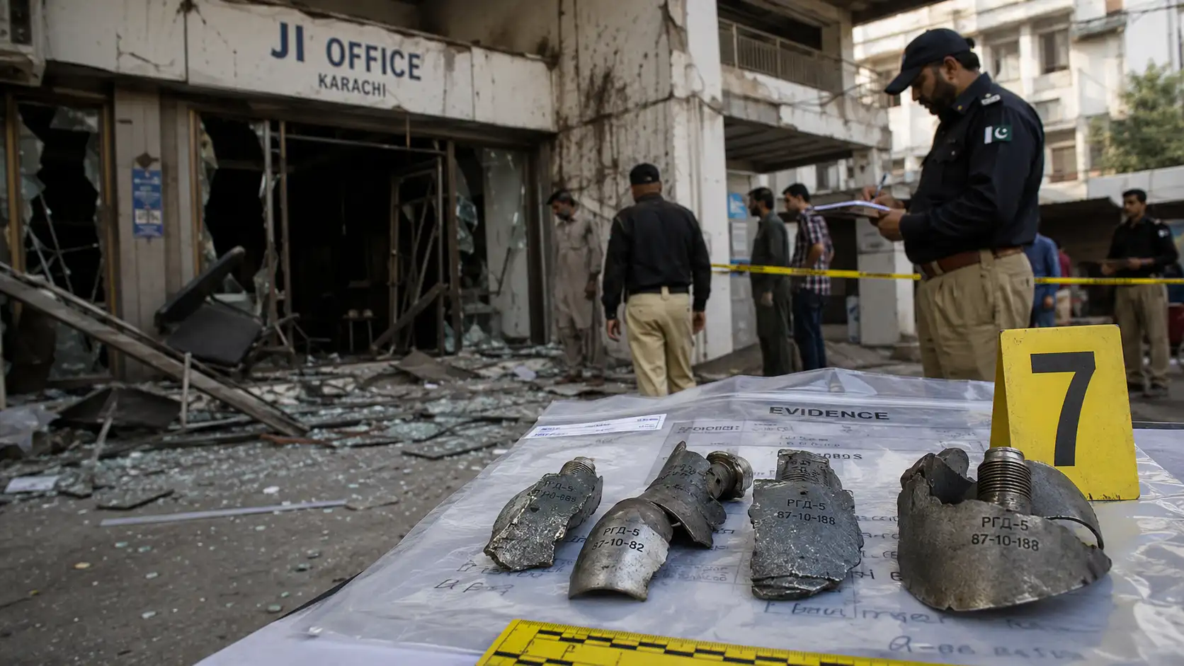 Russian Grenade Fragments Found in JI Karachi Office Attack