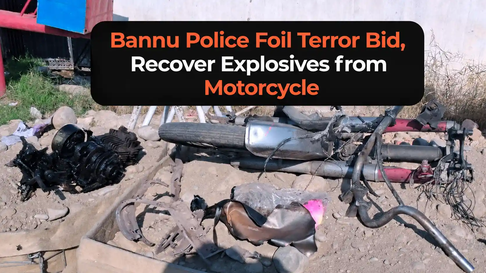 Bannu Police Foil Terror Bid, Recover Explosives from Motorcycle