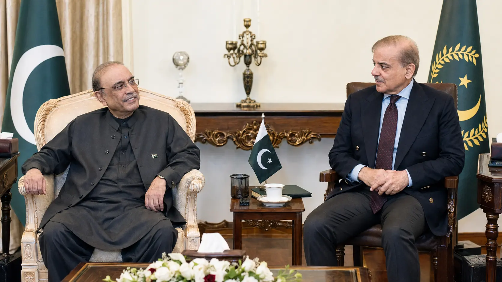 President and PM Vow to Protect National Interests
